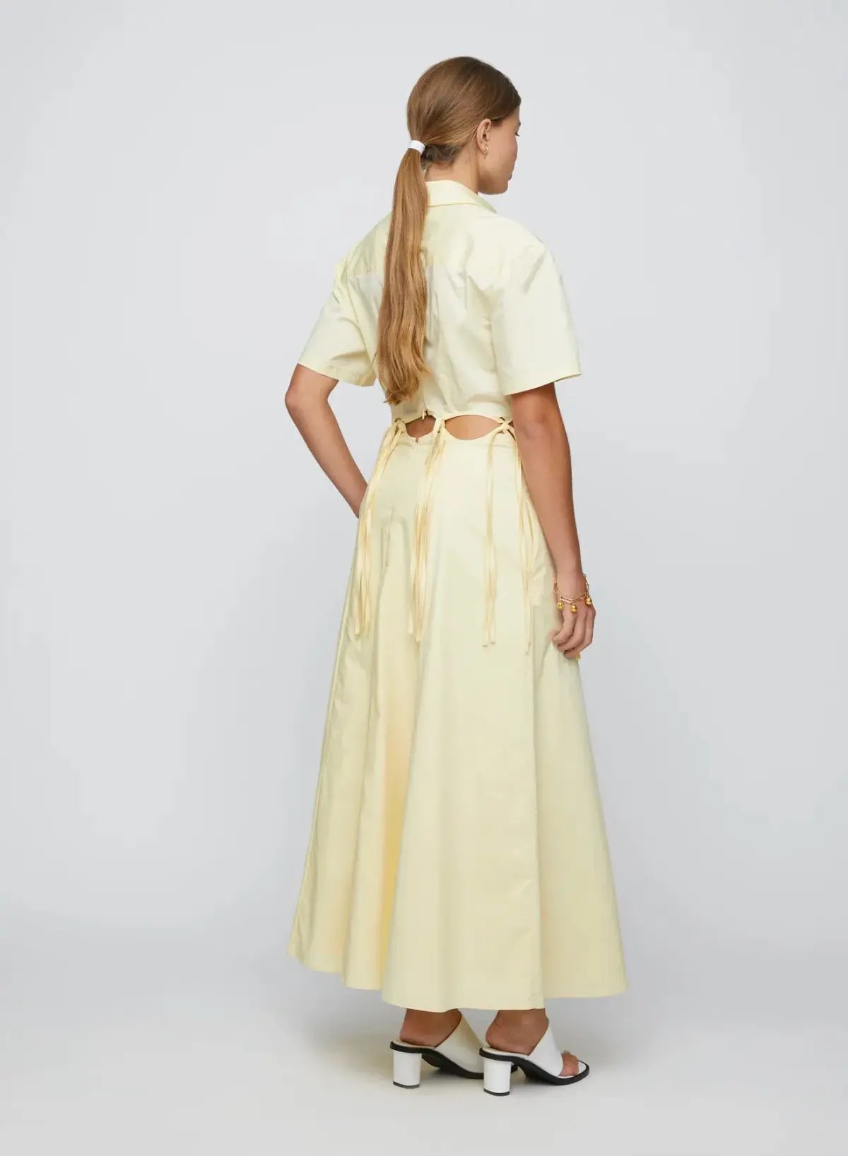 Natalie Rolt Angelica Gown Lemon Yellow Size 1 / AU 8 photo 5