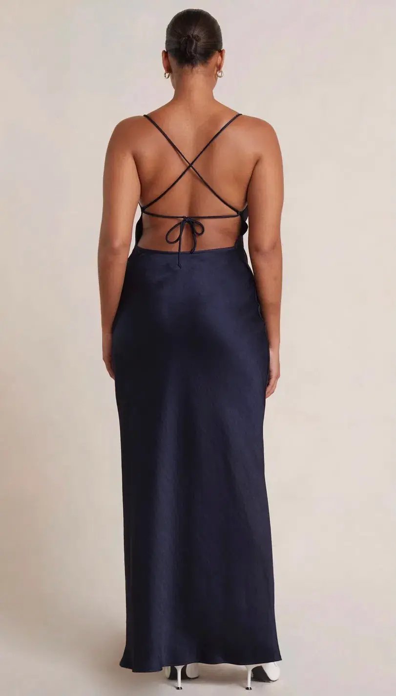 Bec & Bridge The Dreamer Tie Dress Blue Size 8 photo 2