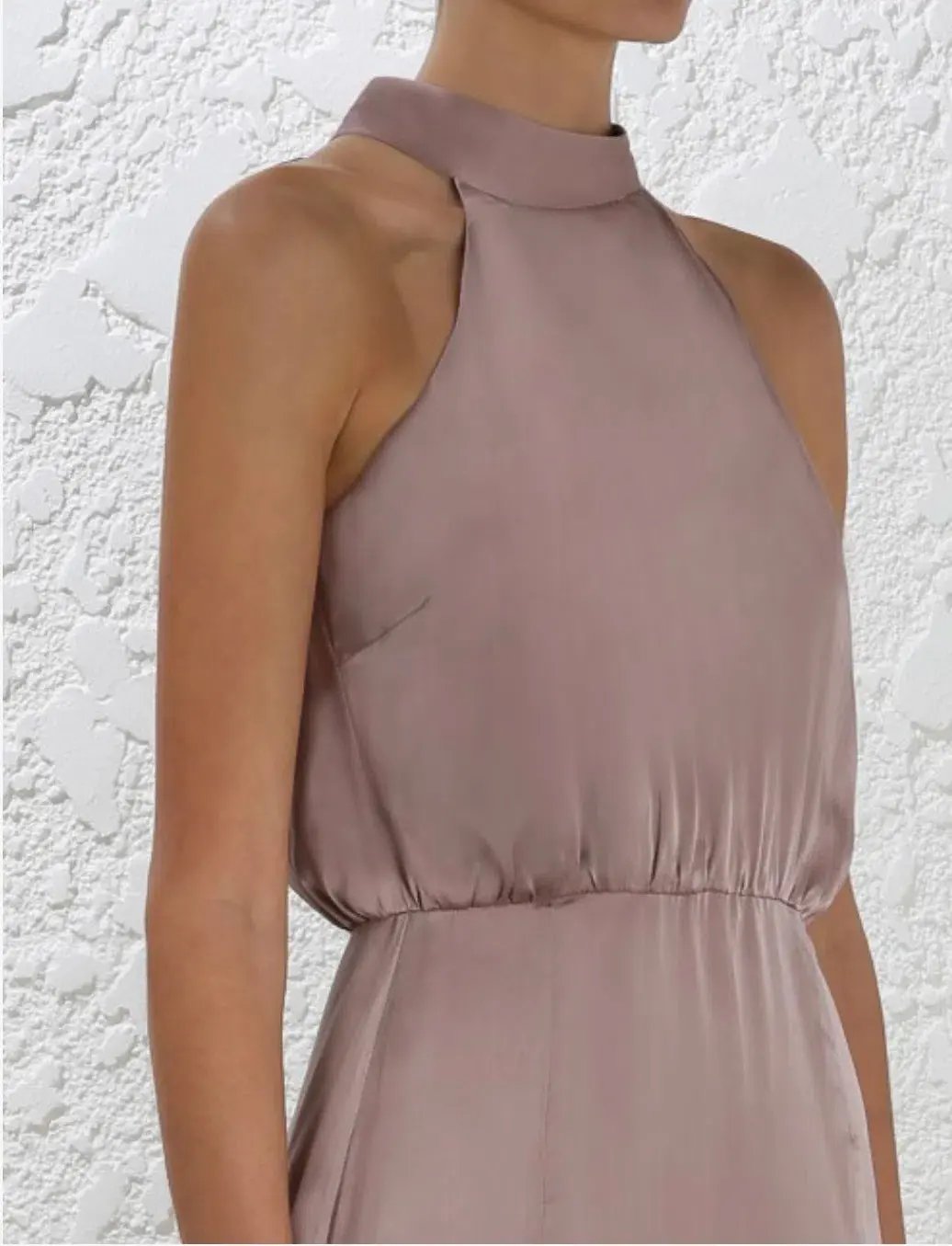 Zimmermann Sueded Picnic Dress Mink Size 2 /AU 12 photo 3