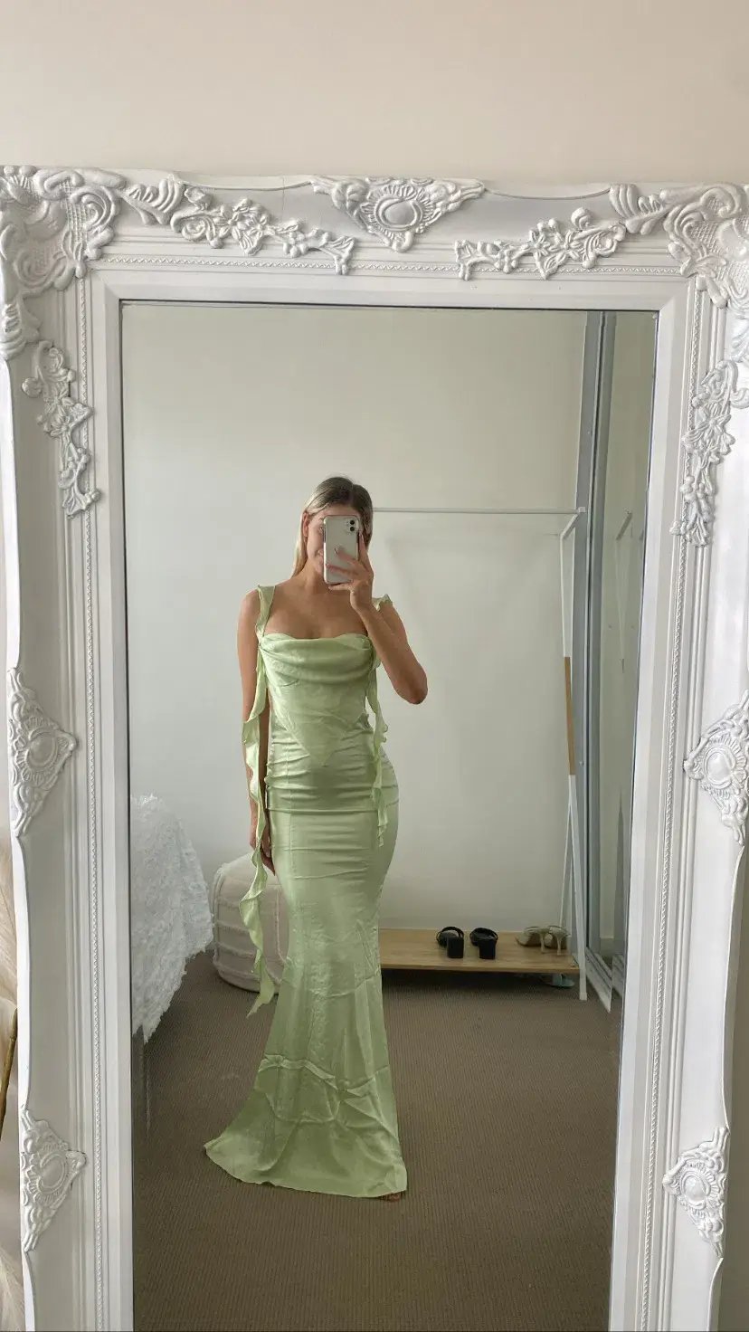 Nana Jacqueline The Caroline Dress Green Size 12 photo 5