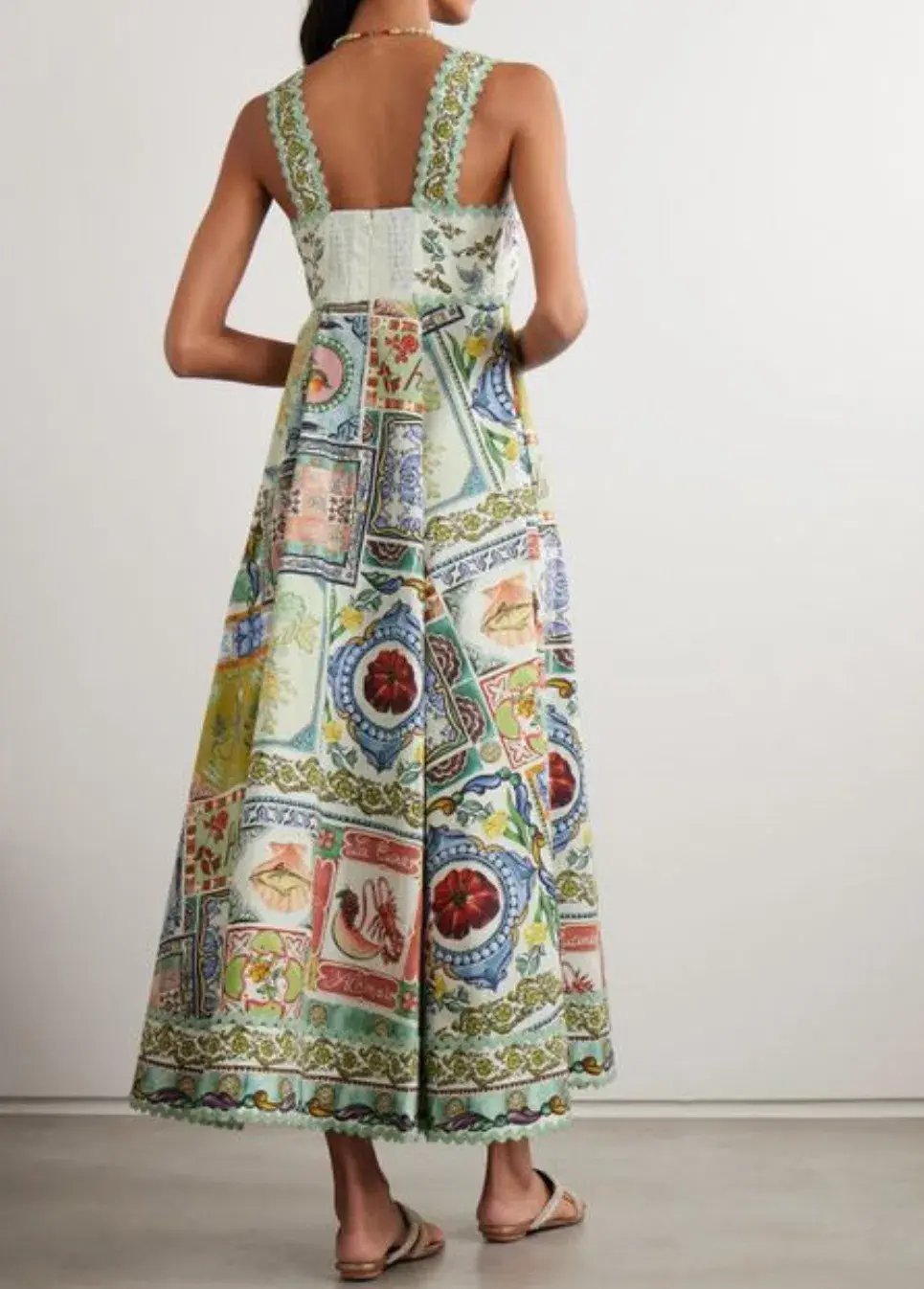 Alemais Tommasina Print Sundress Size AU 10 photo 3