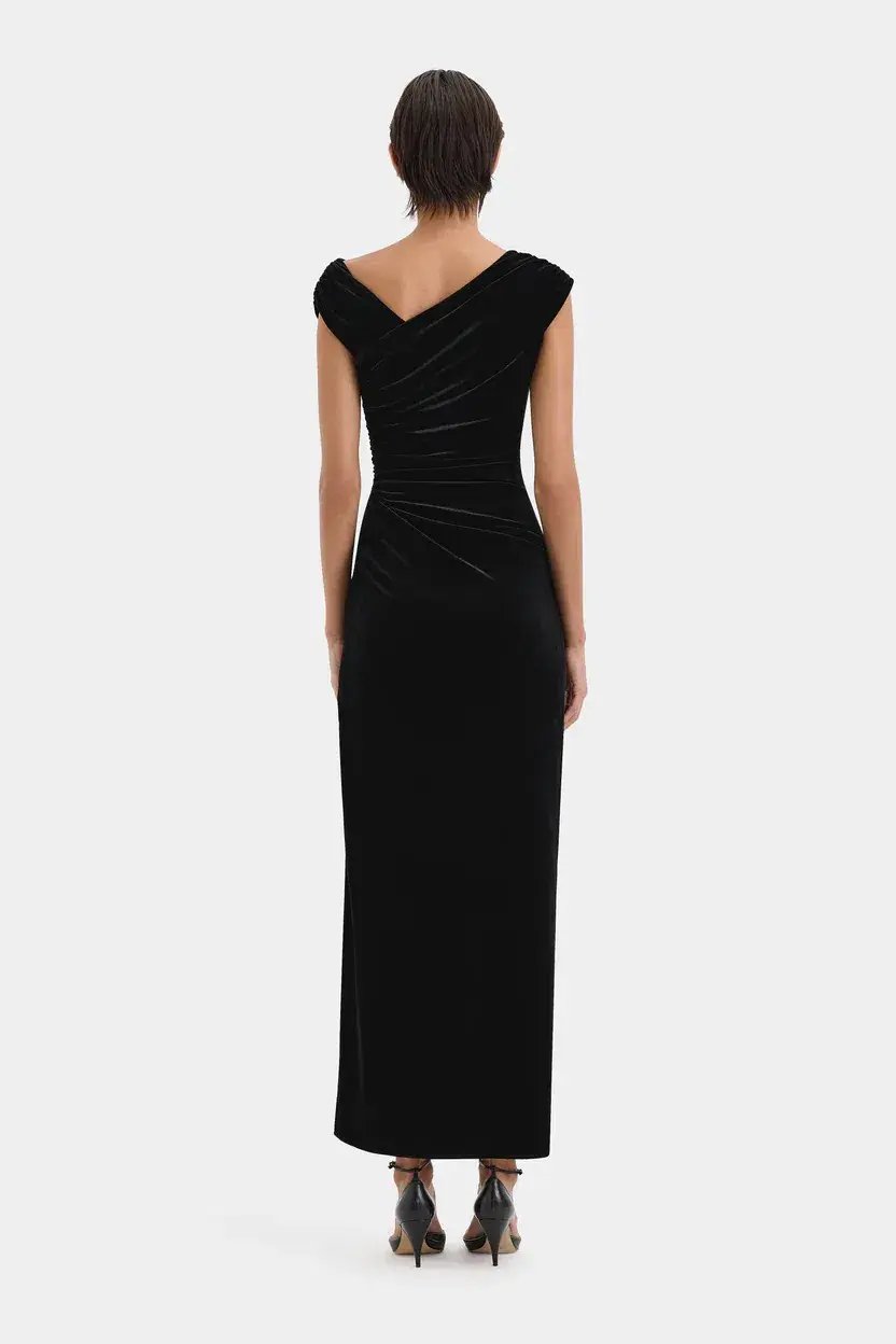 Sir the Label Ettore Gown Black Size 3/AU 12 photo 7