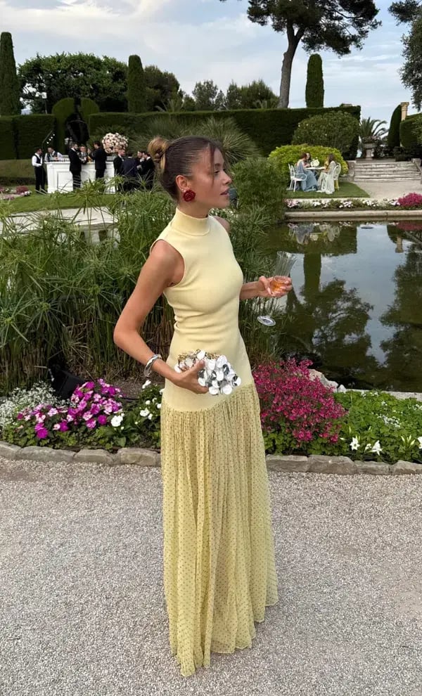 Helsa Costanza Gown Yellow Size 10 photo 3
