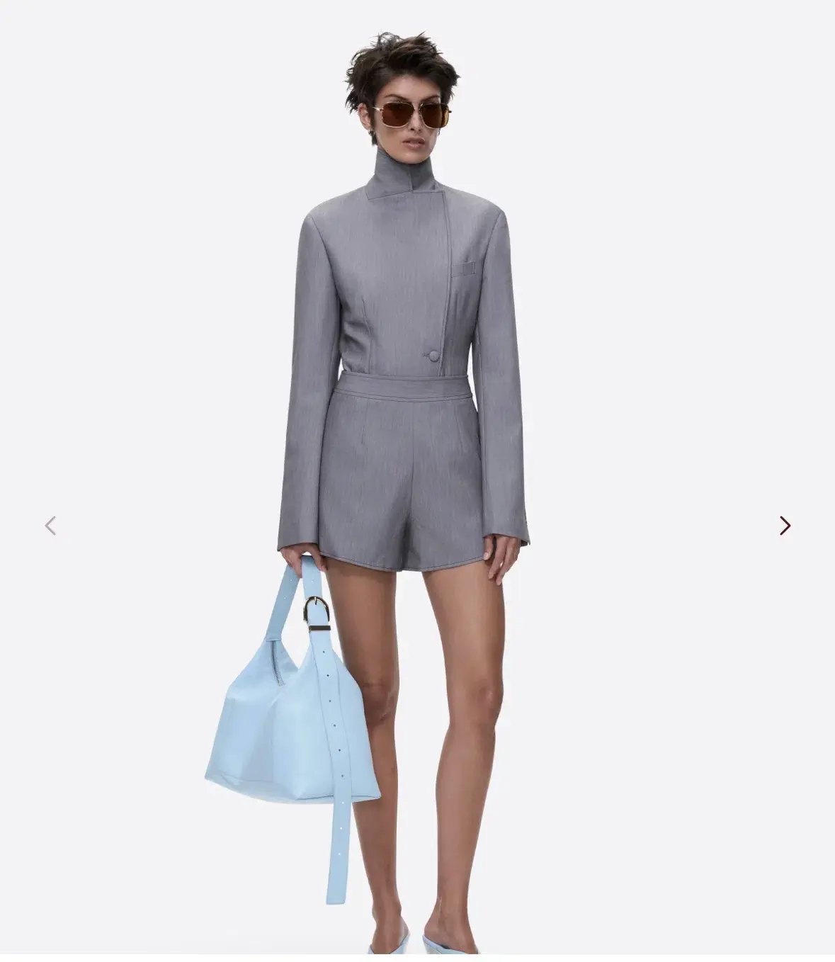Deering Stitch Me Up Blazer & Shorts Mini Grey Size AU 14 photo 2