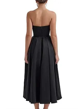 House Of CB Contessa Midi Dress Black Size AU 6 photo 3