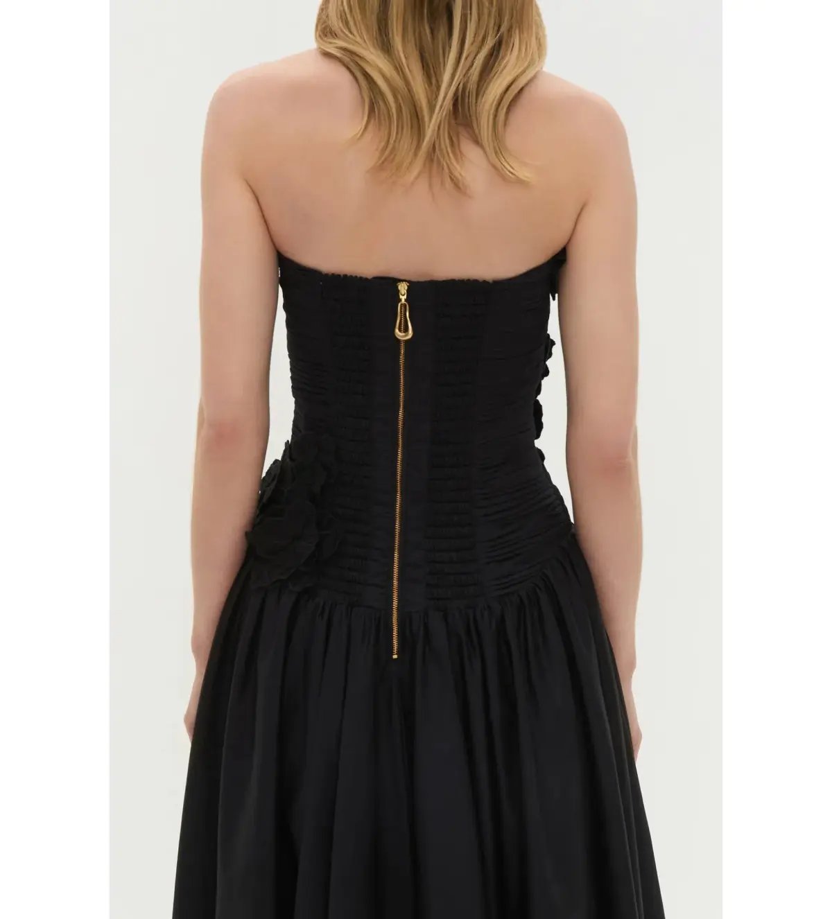Aje Splendour Flower Gown Black Size AU 8 photo 6