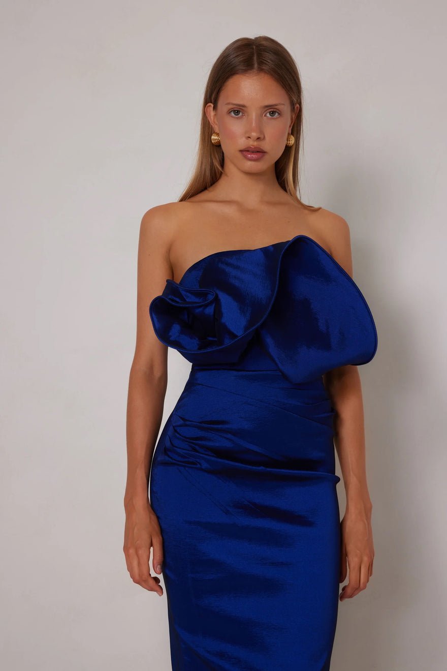 Elle Zeitoune Miles Dress - Cobalt photo 4