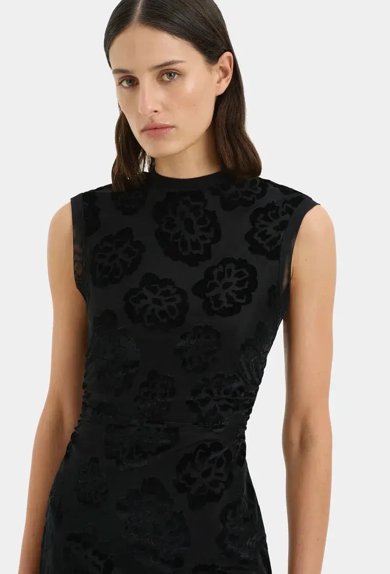 Sir the label Vittoria Mini Dress Midnight Floral Size 8 photo 2