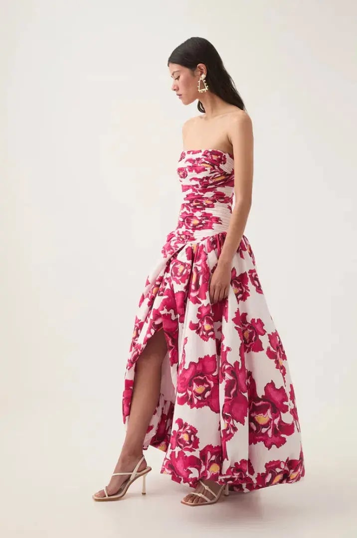 Aje Behold Maxi Dress Boldly Blooming Size 6 photo 4