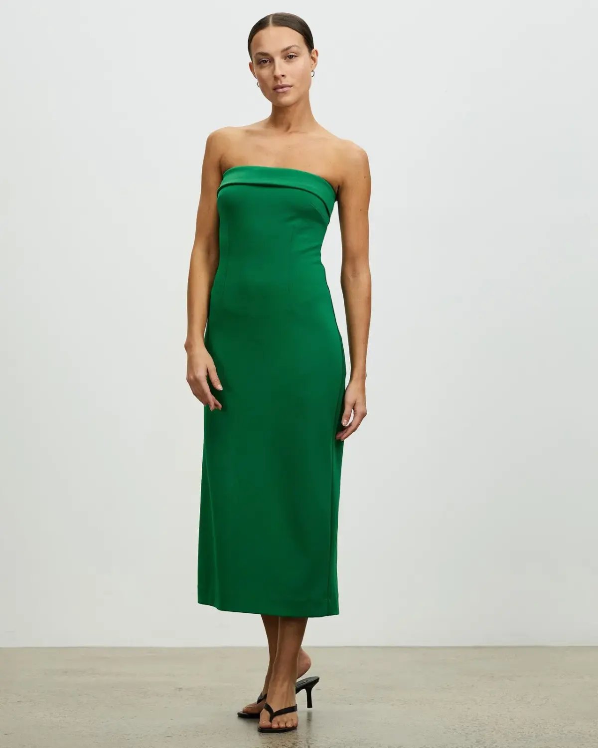 Lover Casablanca Midi Dress Green Size 12 photo 2