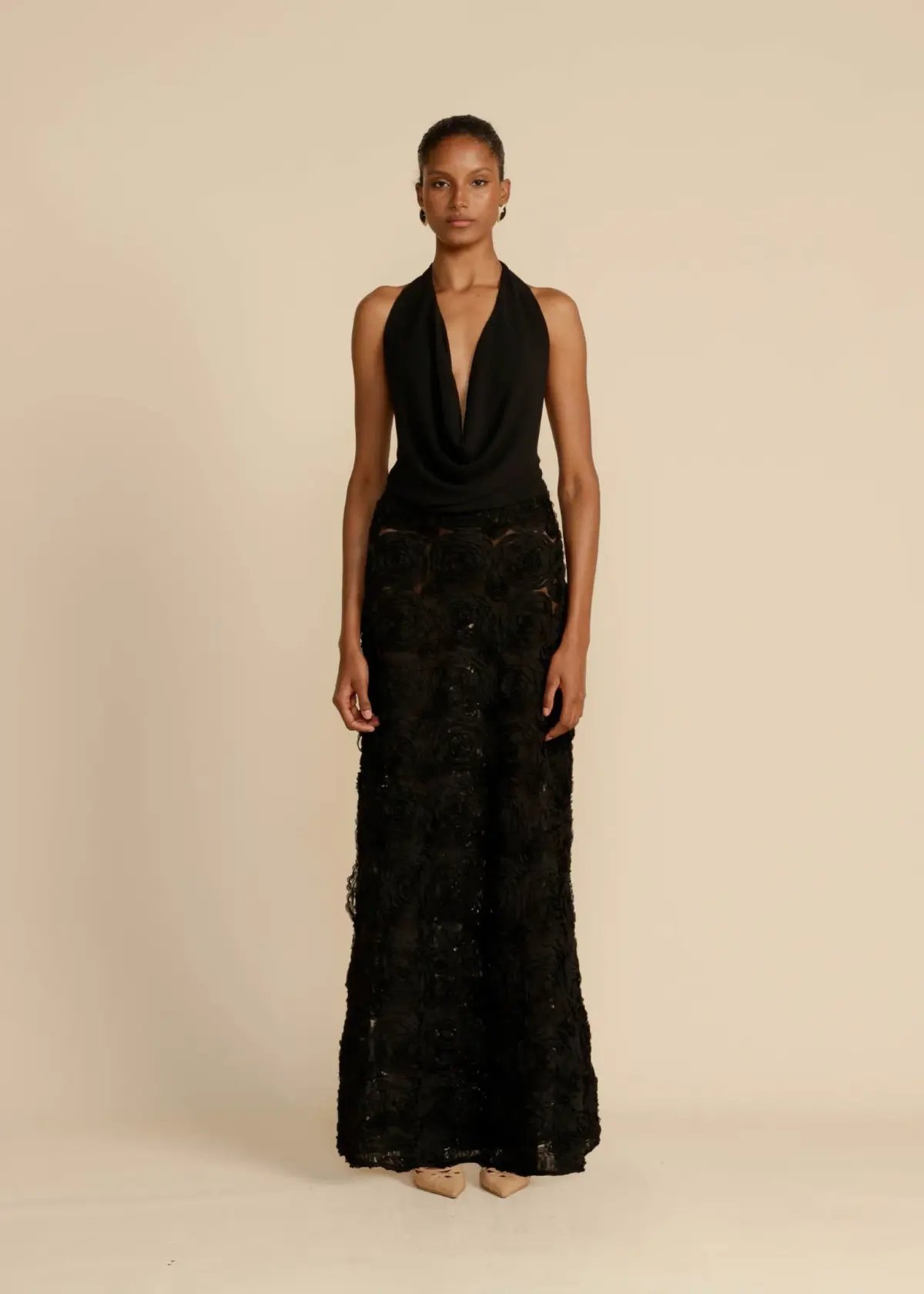 Arcina Ori Adriana Dress Black Size S/ AU 8 photo 3