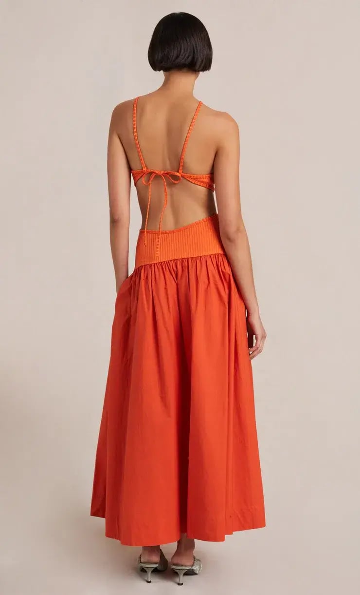 Bec & Bridge Ula Cut Out Maxi Dress Chilli Orange Size S / AU 8 photo 3