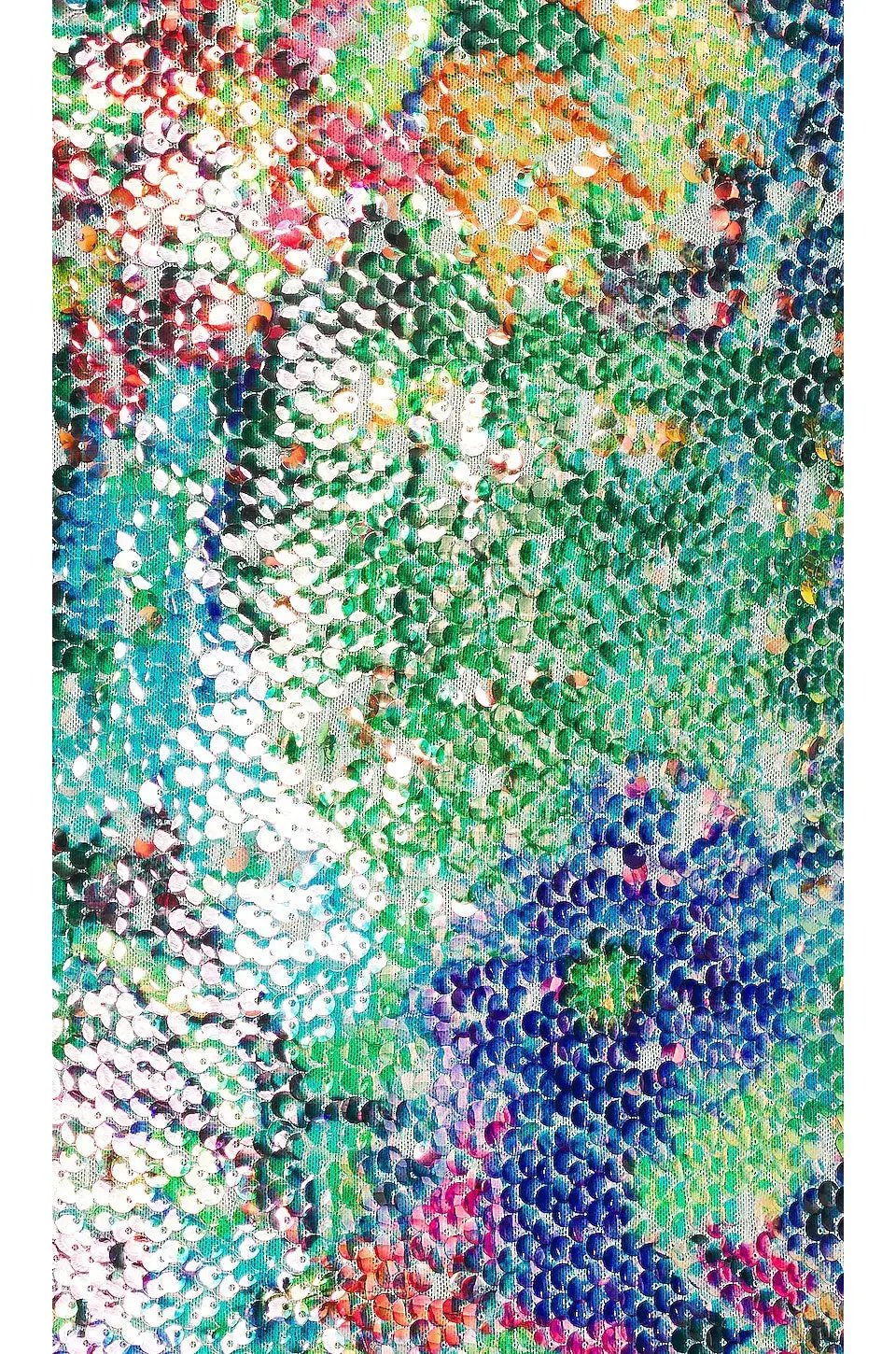 Alexis Aiya Midi Rainbow Sequin Dress in Multi Size Small / AU 8 photo 4