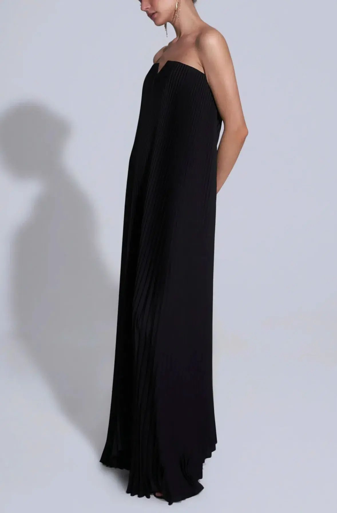 Lidee Black Tie Gown Noir Black Size 8 photo 2