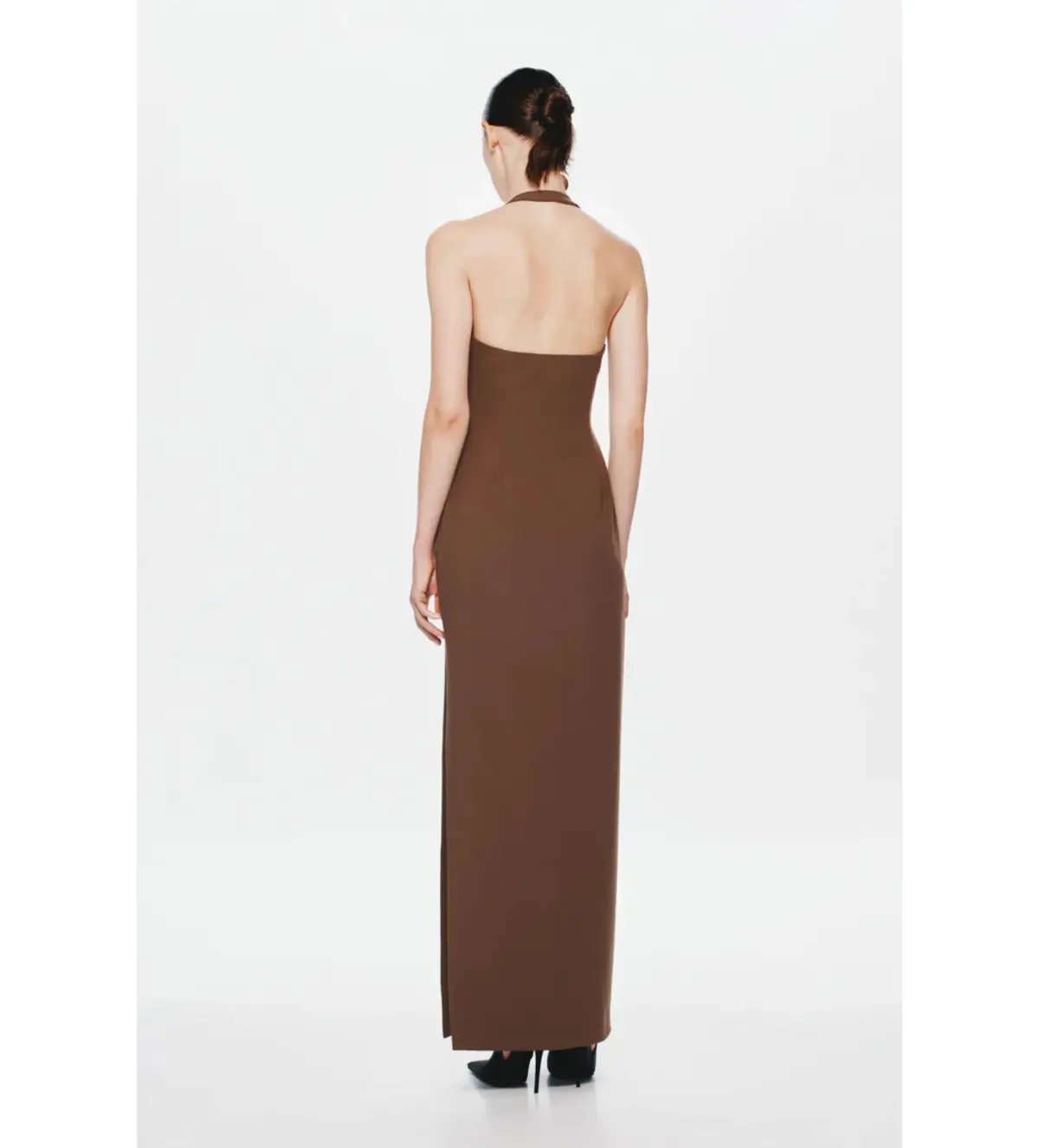 MISHA Alusia Maxi Dress Brown Size 8/S photo 5