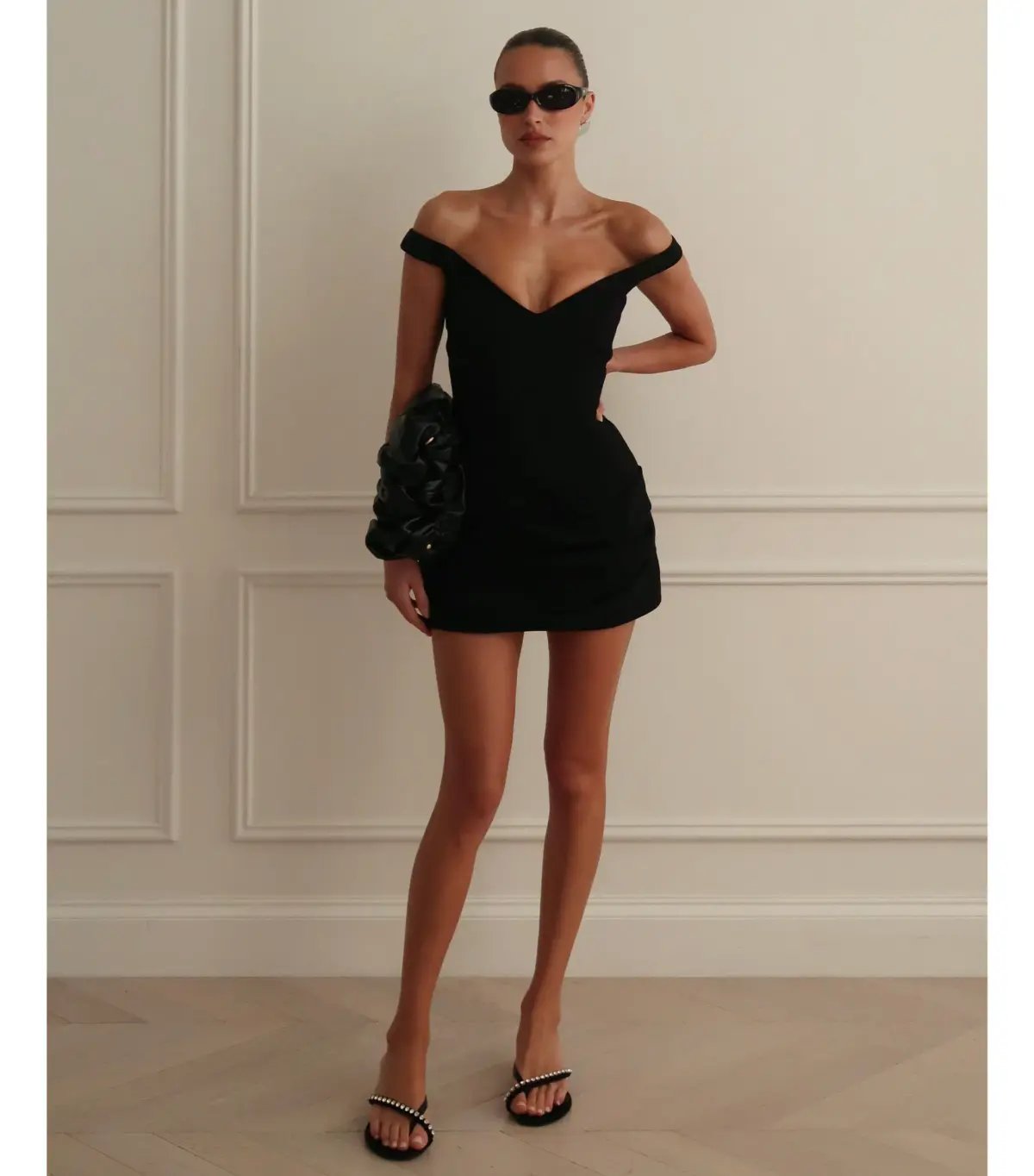 Arcina Ori Avery Mini Dress Black Size Small / AU 8 photo 4