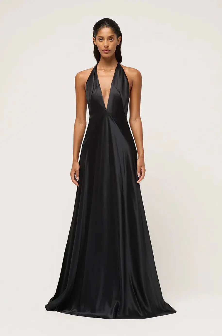 Michael Lo Sordo Bond Paloma Maxi Dress Black Size 6 photo 2