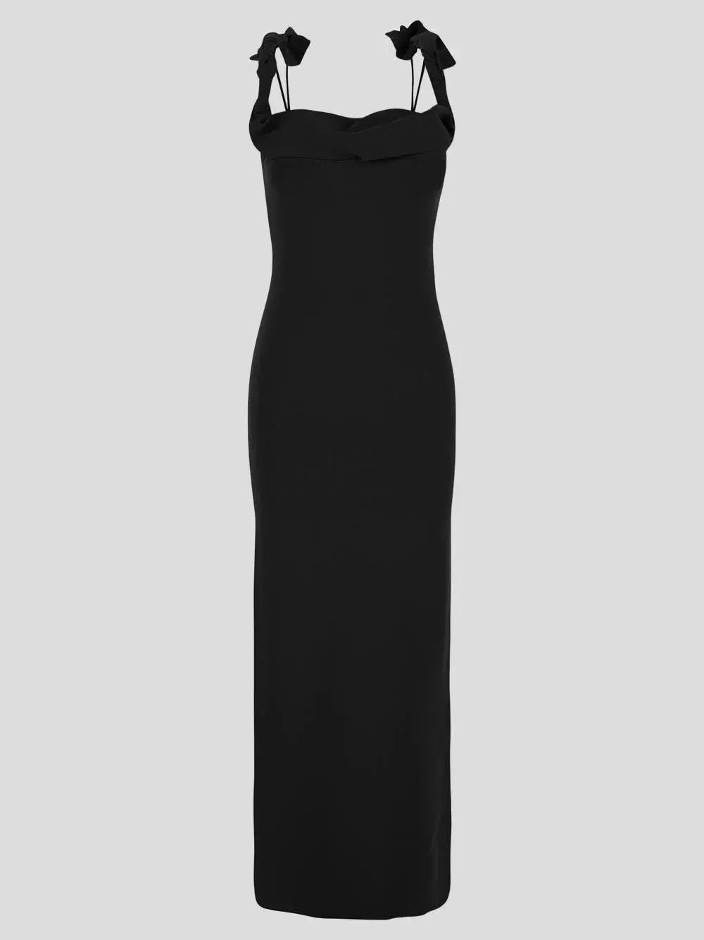 Jacquemus Knit Gown Black Size 10 photo 3
