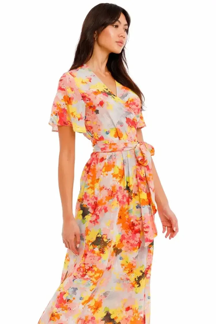 Kate Sylvester Meg Midi Dress in Sunshine Size 8 photo 5