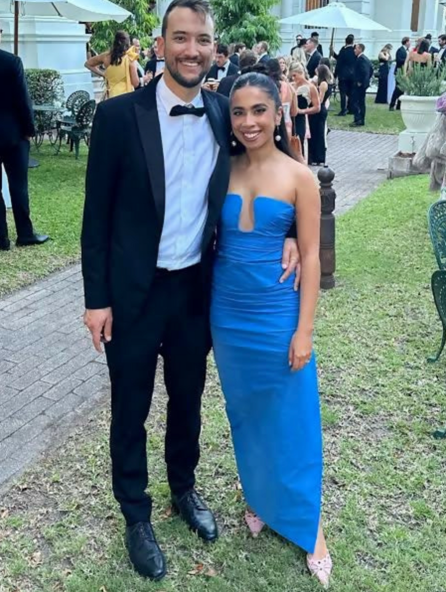 Sir The Label Caris Blue Gown photo 3
