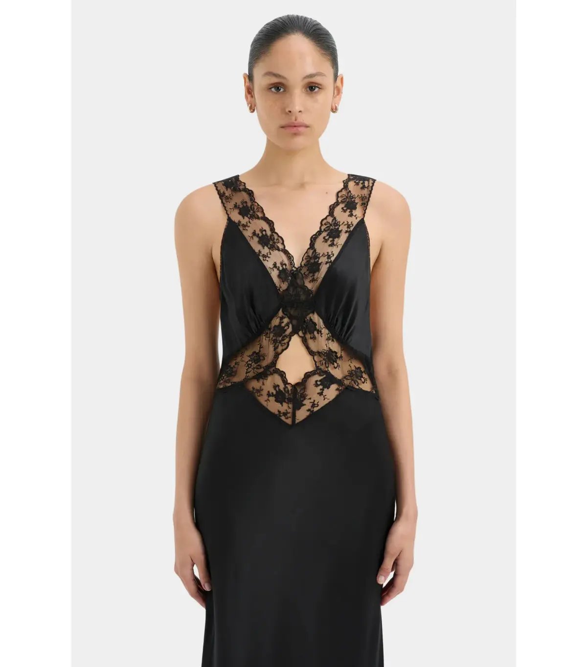 Sir the Label Aries Cut Out Gown in Black Size 1 / AU 8 photo 3