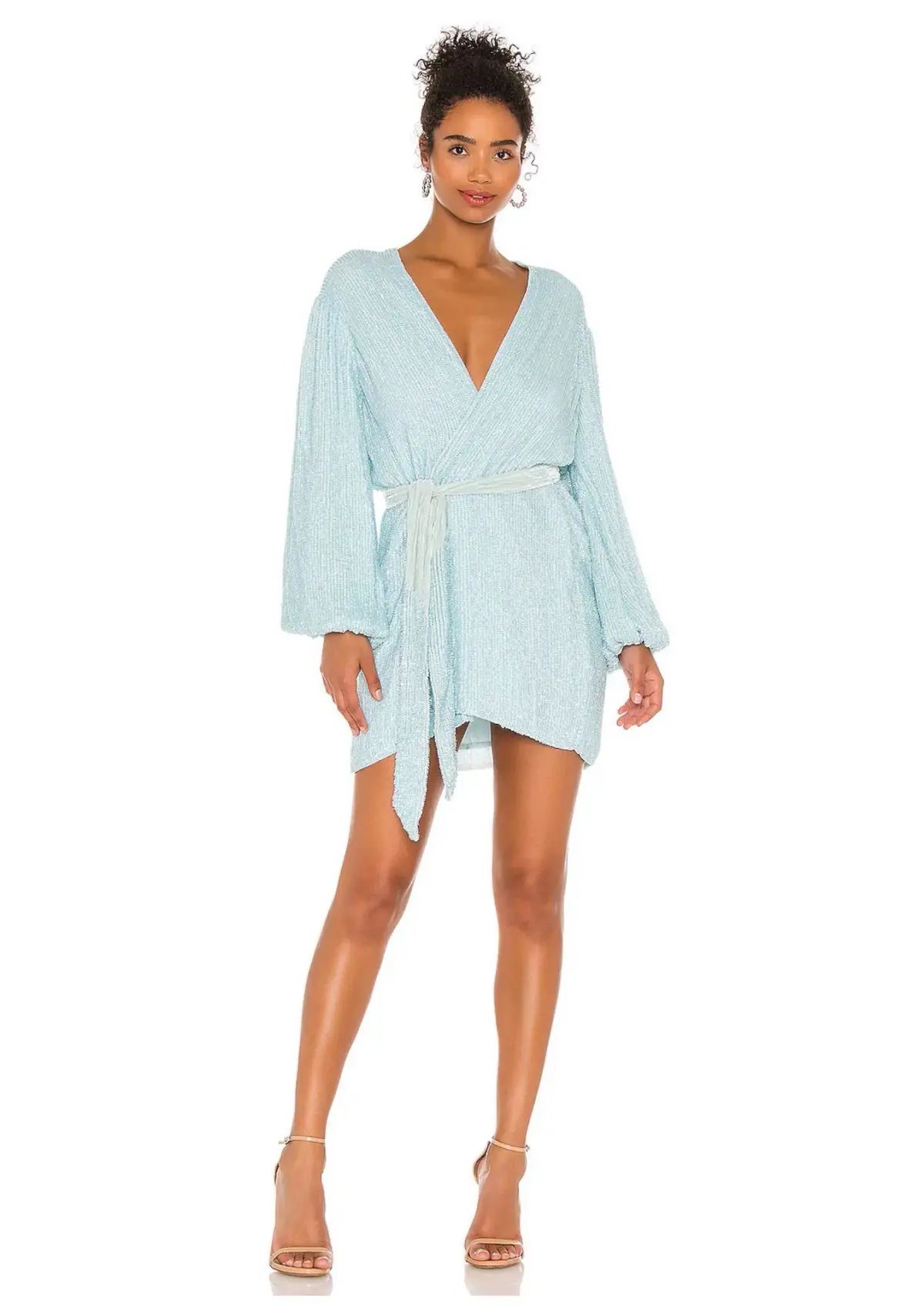 Yeojin Bae Cutout Shoulder Dress Blue Size 6 photo 9