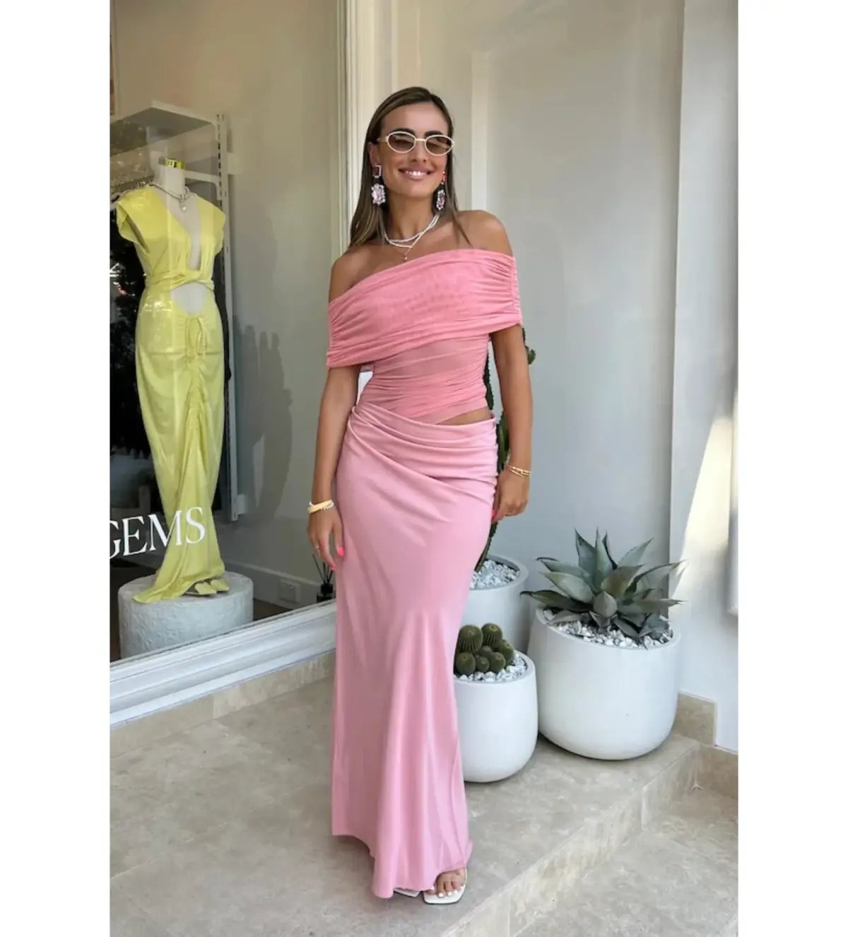 Benni Candy Nico Off Shoulder Maxi Size AU 8 photo 2