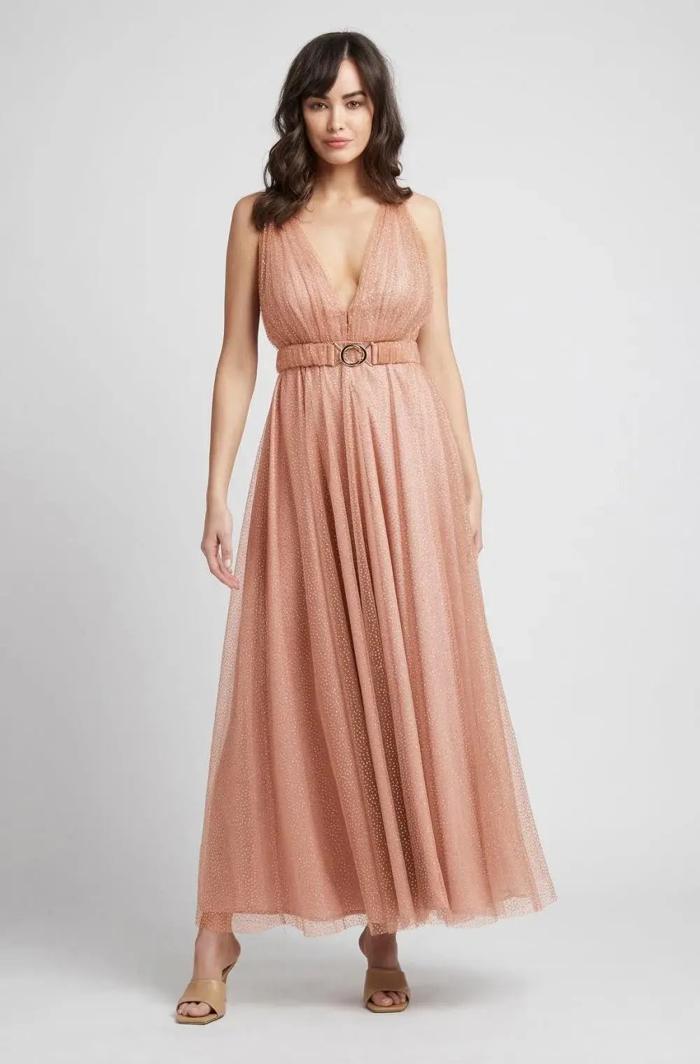 Sheike Starry Night Dress Pink Size 16 photo 2