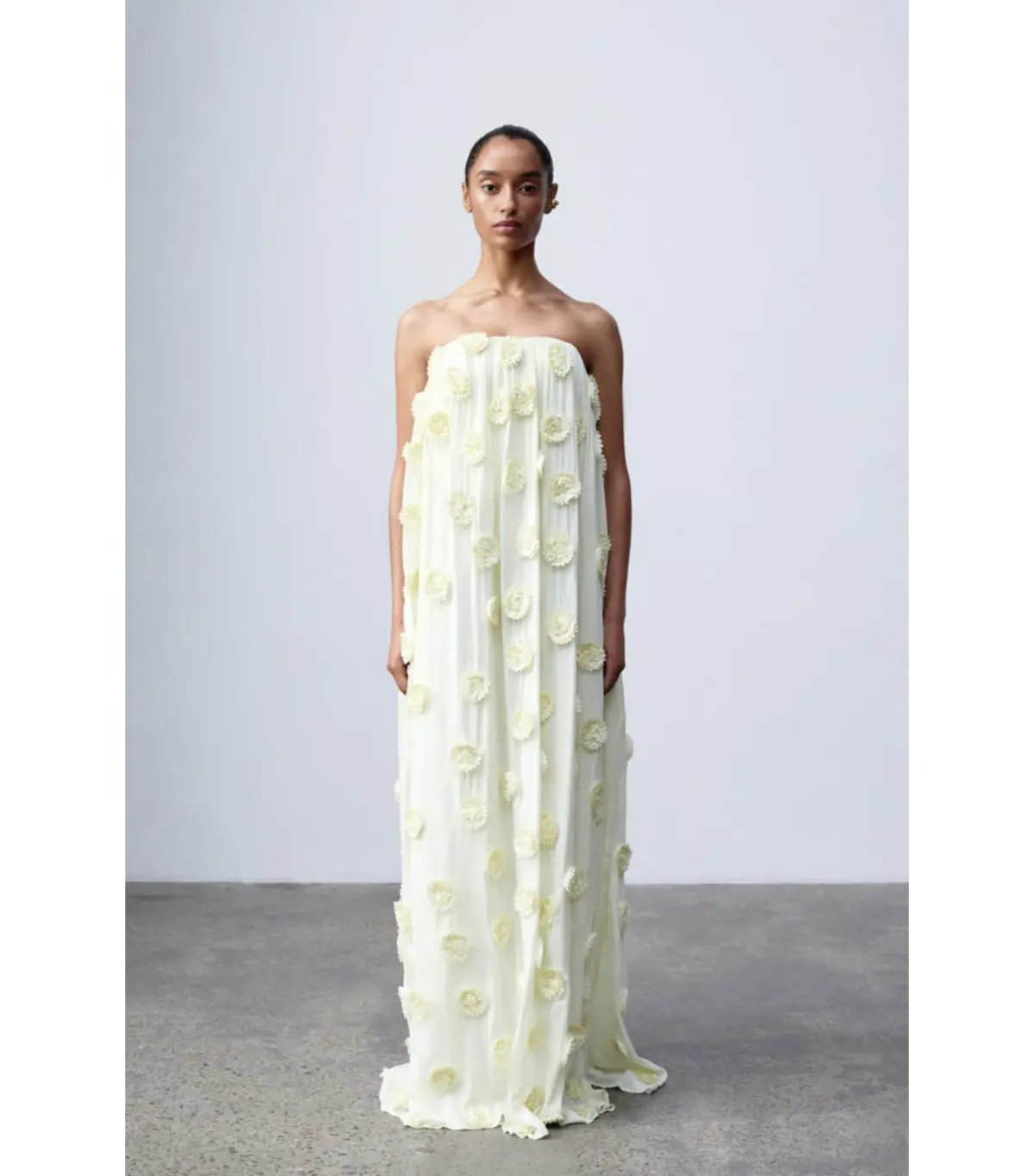 Camilla and Marc Daphne Strapless Dress in Lemon Yellow Size AU 6 photo 3
