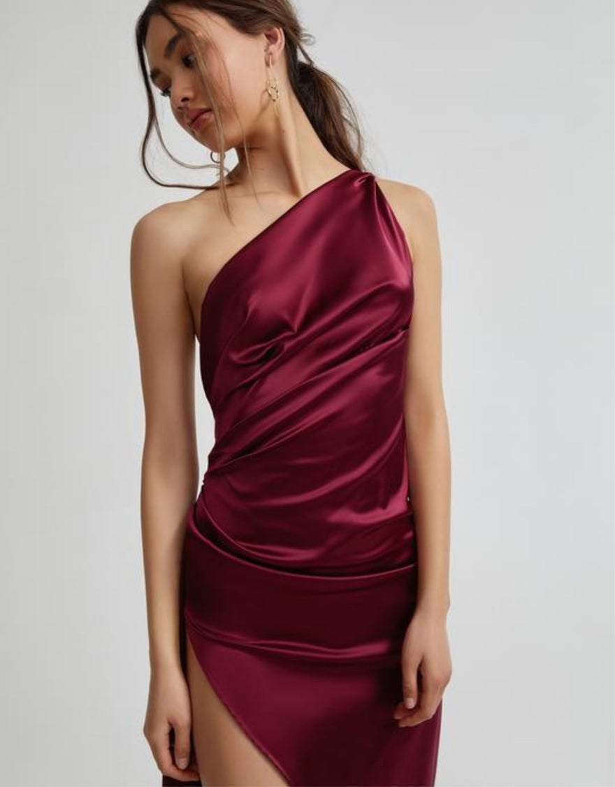 Lexi Samira Dress, Burgundy photo 5