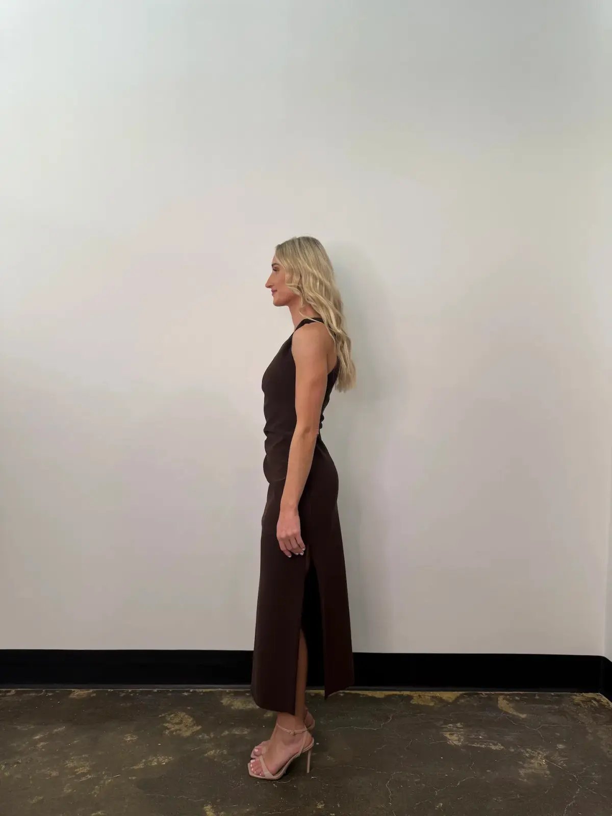 Bec & Bridge Ariven Asym Midi Dress in Dark Chocolate Size 10 photo 3