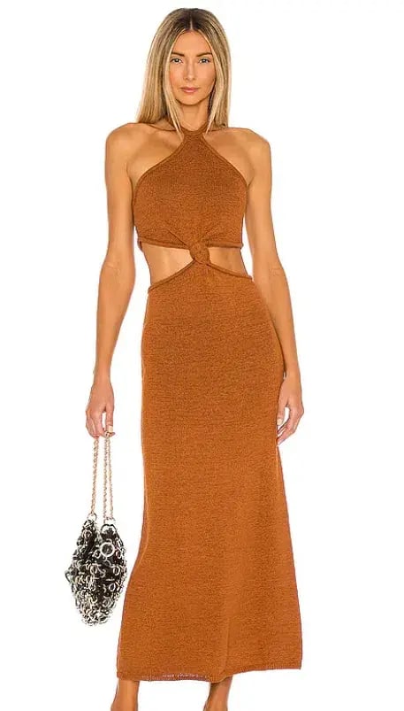 Cult Gaia Cameron Midi Dress Amber Size M / Au 10 photo 4