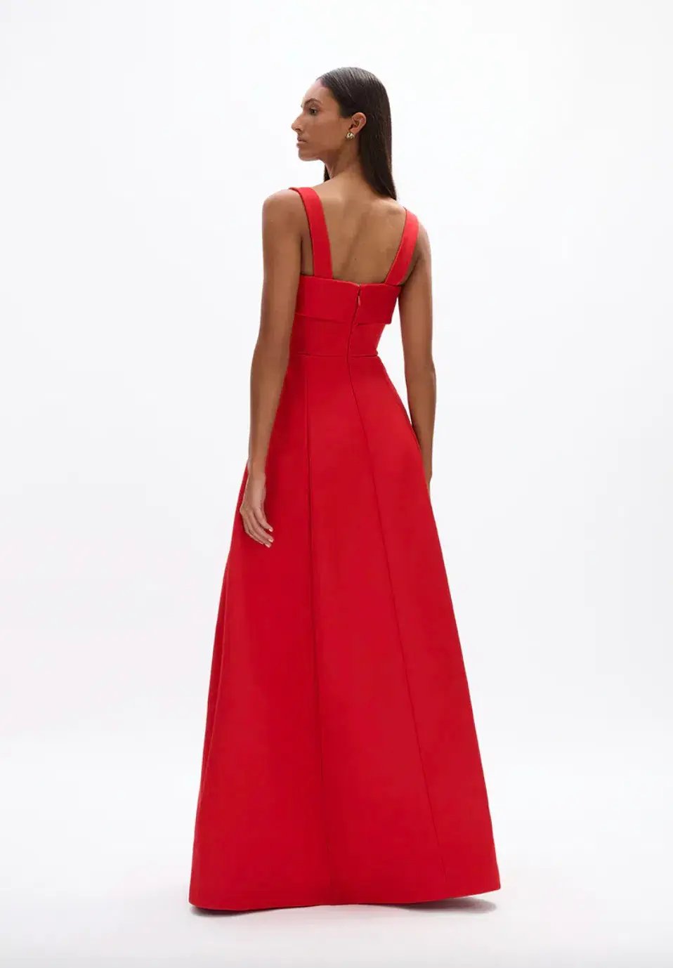 Rachel Gilbert Sera Gown Red Size AU 12 photo 3