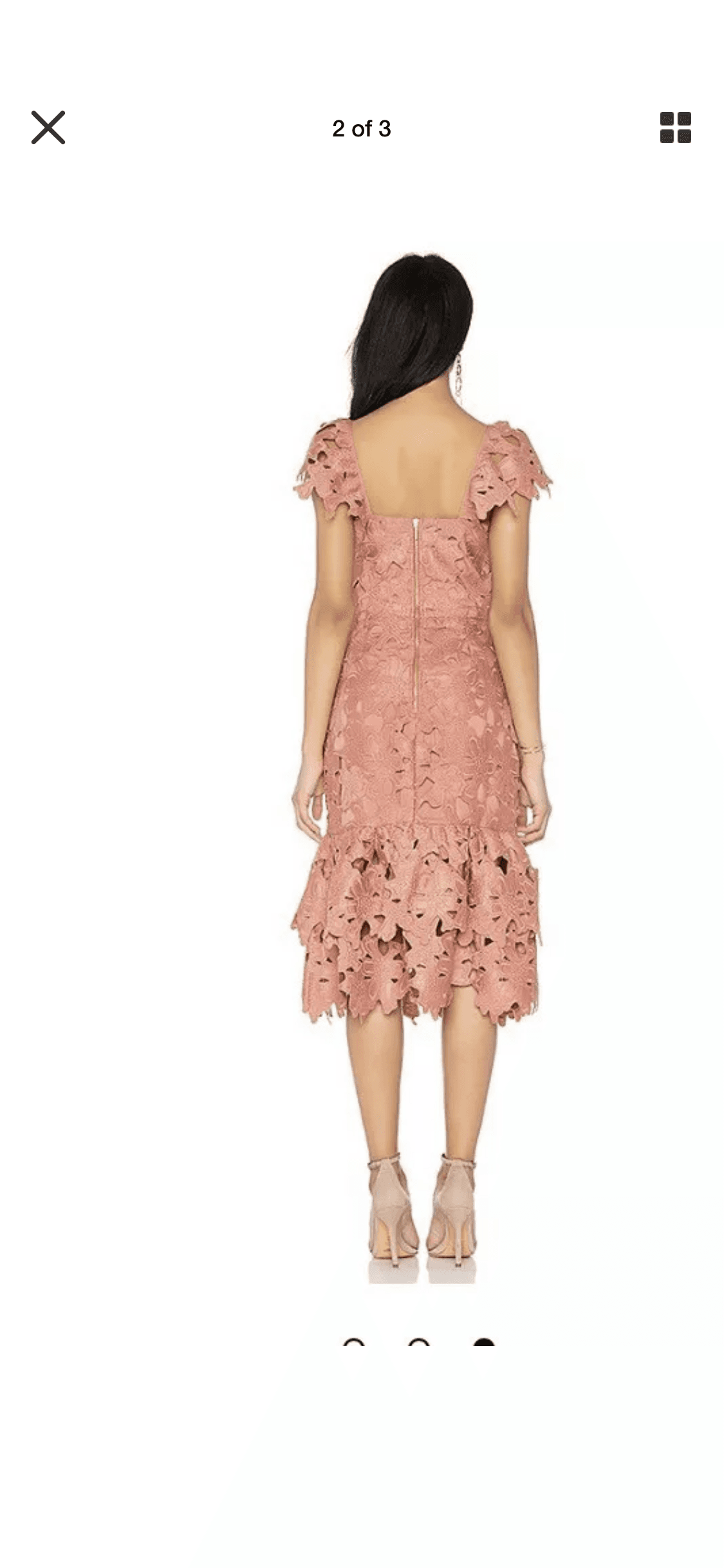 Saylor donna Dress Terrecotta Size 10 photo 3