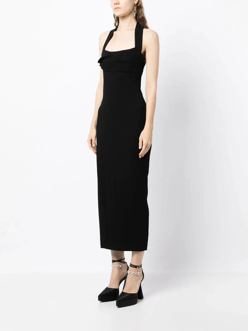 Rachel Gilbert Blaine Midi Dress Black Size 1 / AU 8 photo 2