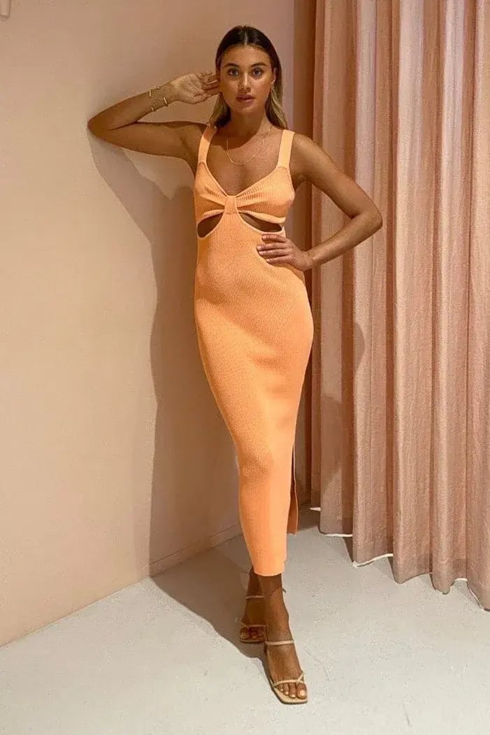 By Nicola Meadow Midi Dress Tangelo Orange Size 12 photo 5