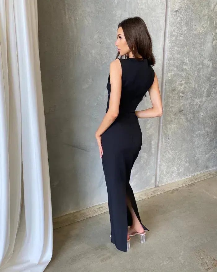 Bianca & Bridgett Valencia Dress Black Size 8 photo 3