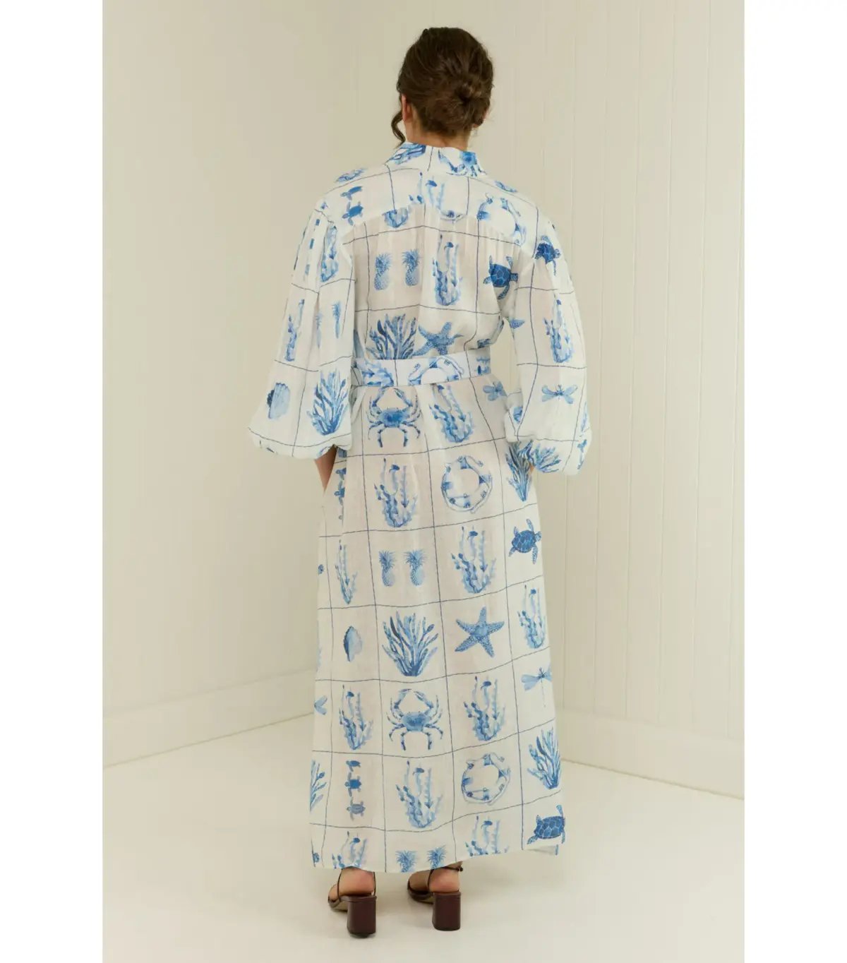 Palm Noosa Noddy Dress Chalkies Tile Size AU 14 photo 5