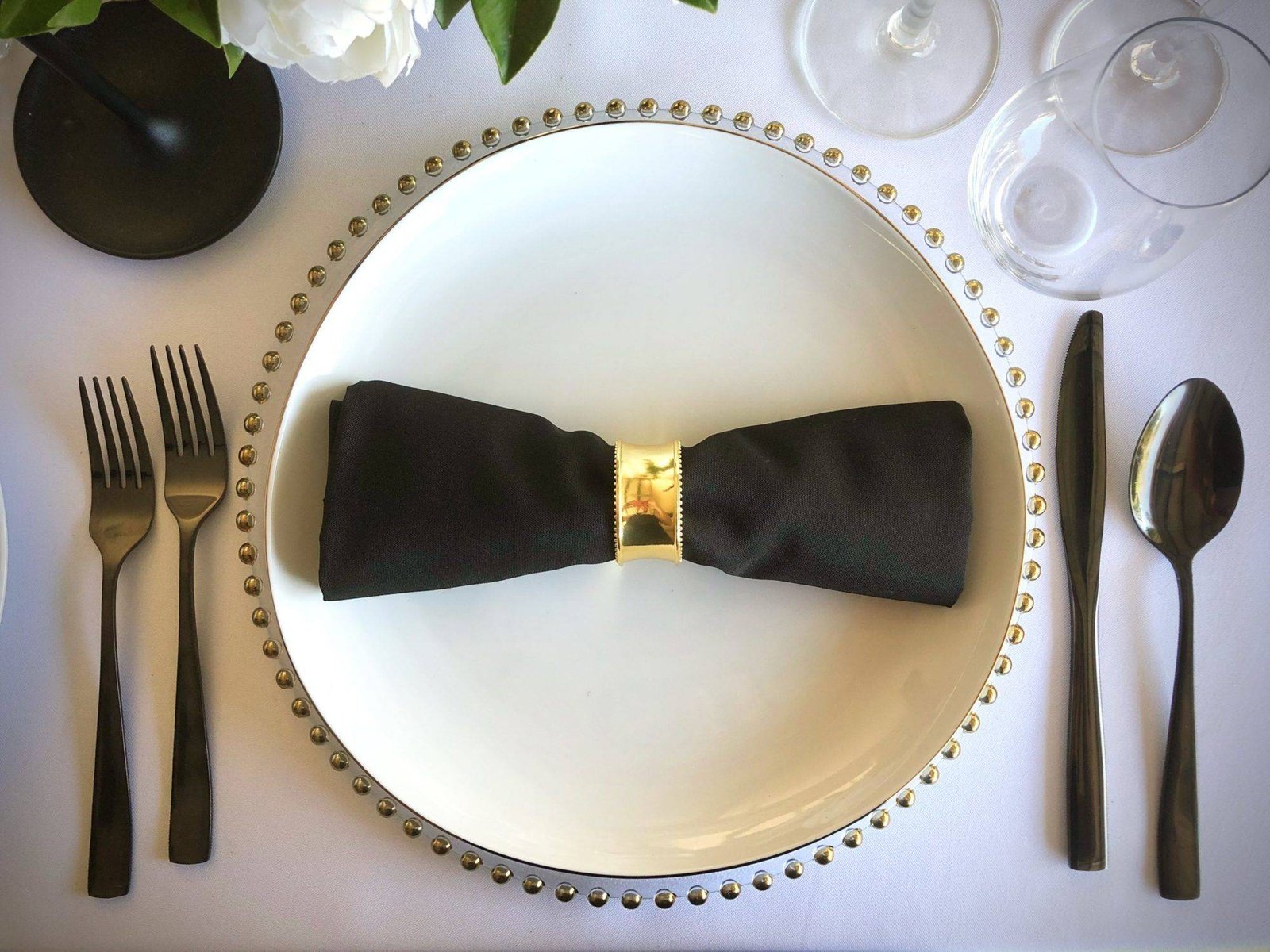 Black Napkins photo 2