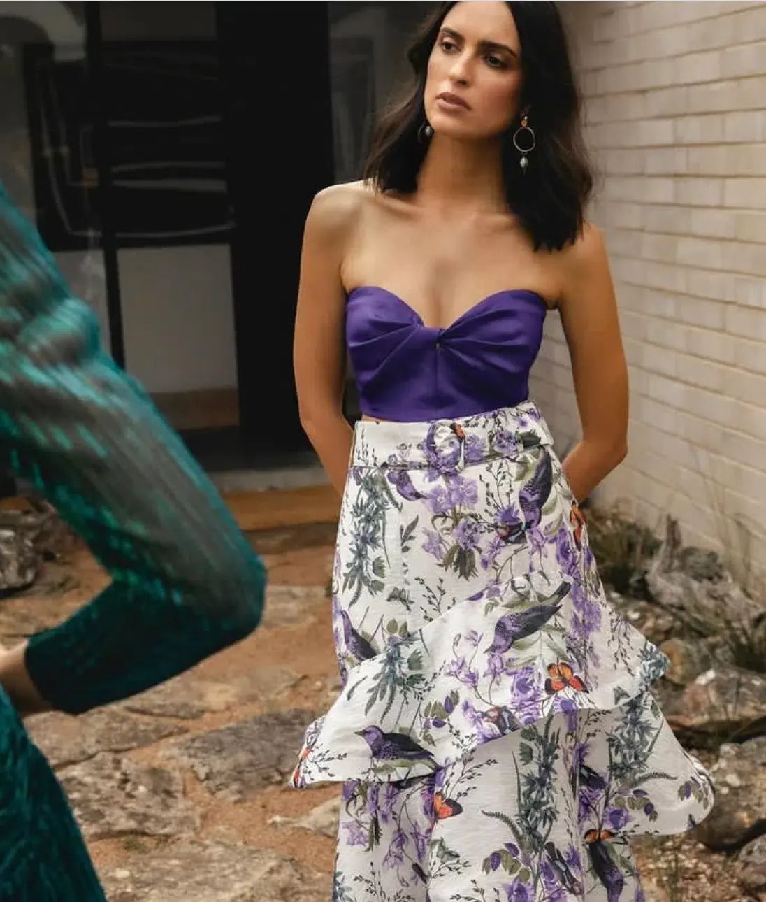 Sheike Sold Out Style Avery Skirt and Medusa Bustierc Purple Size 6 photo 3