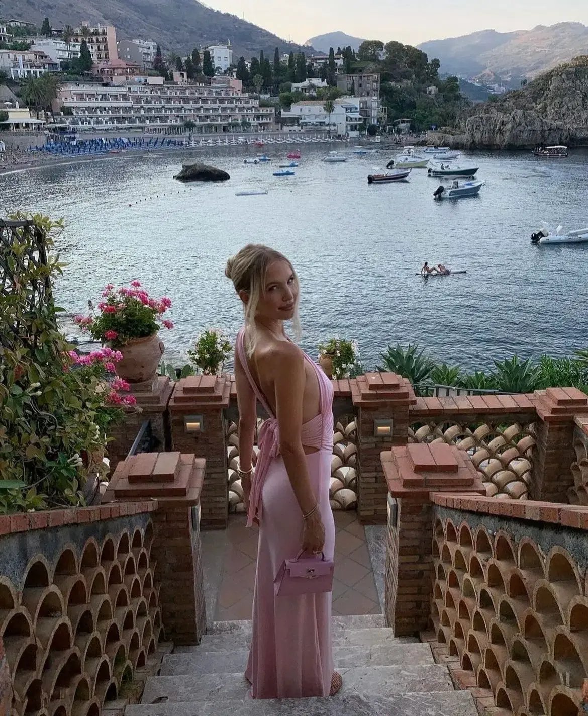 Natalie Rolt Fabienne Gown Blossom Pink Size 2 / AU 10 photo 6