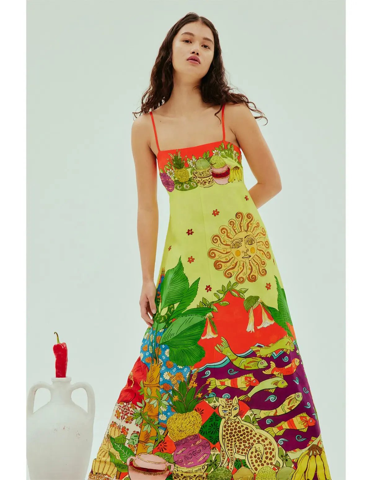 Alamais Tiger Day Dress Multi Size AU 6 photo 5