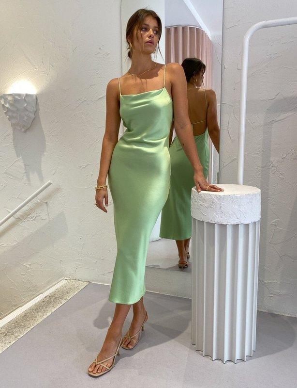 Bec & Bridge Apple Eyes Maxi Dress Apple Green Size 8 photo 4