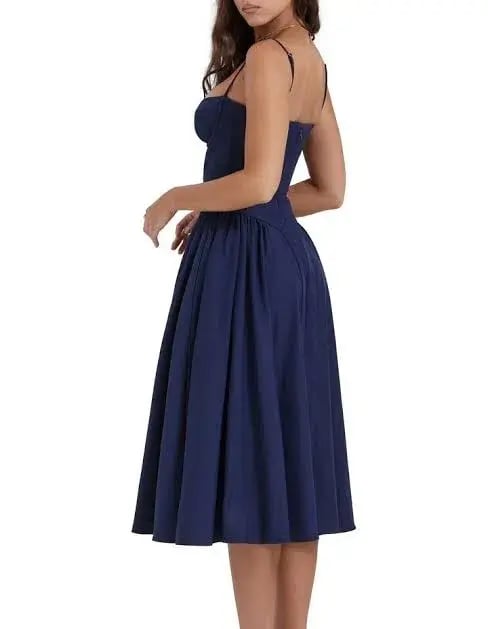 House Of CB Samaria Dress Navy Size Small Size AU 8 photo 4