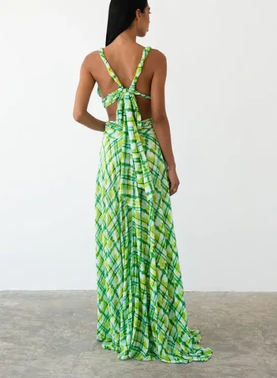 Le Salty Label Skylar Gown Green Multi Size M / AU 10 / medium photo 7