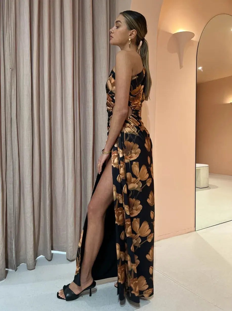 Sonya Moda Nour Marabella Maxi Dress Print Size 8 photo 2