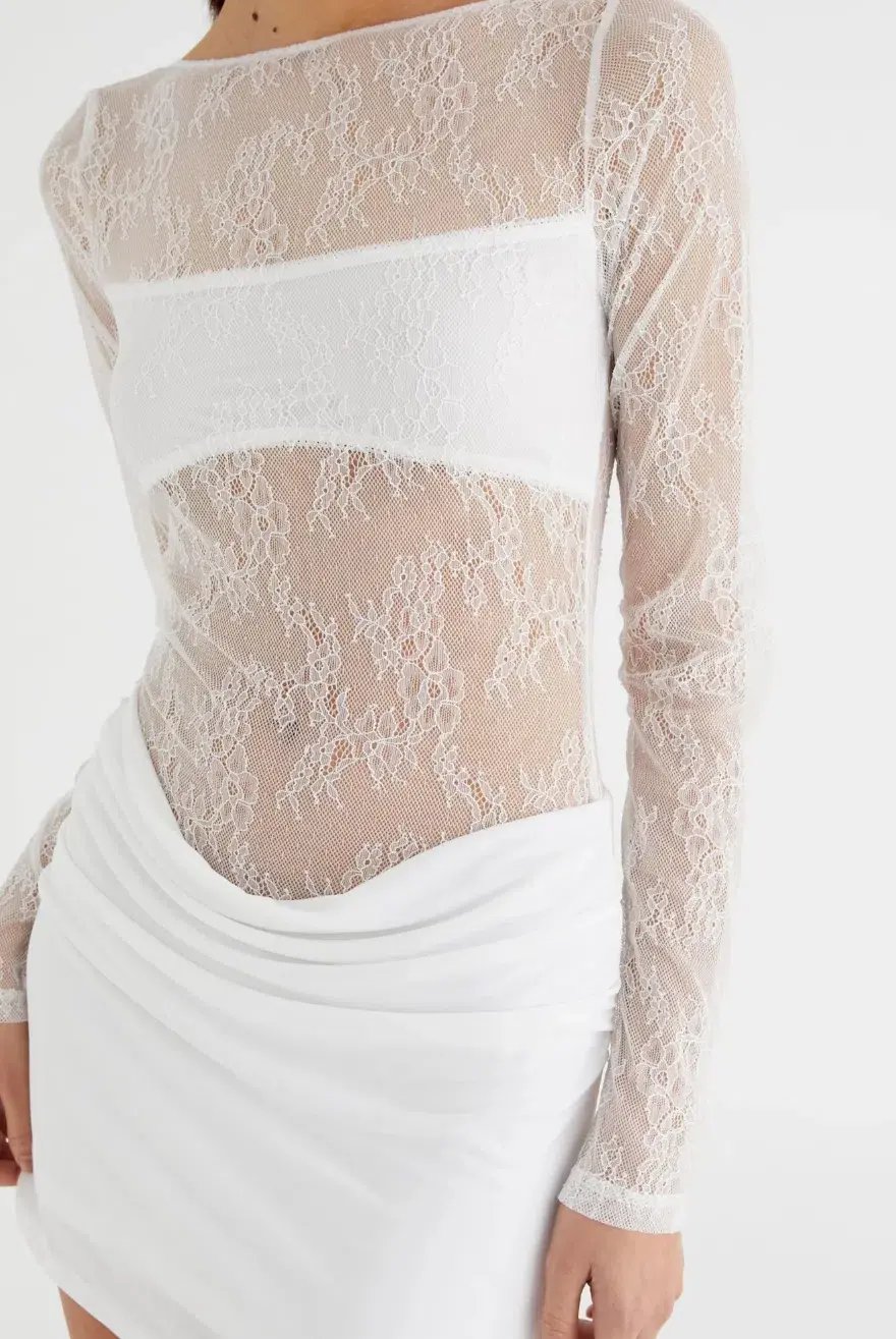 Benni Yana Lace Mini Dress AU 6 photo 5