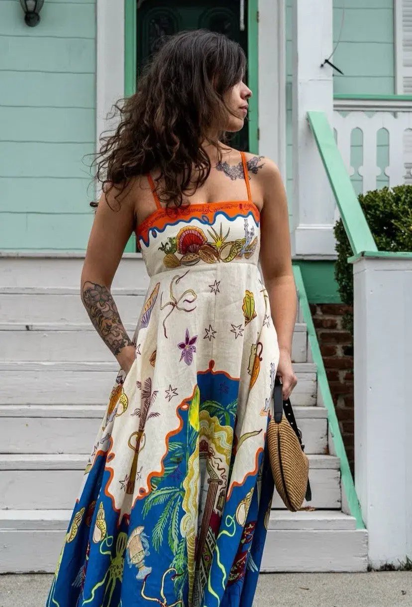 Alemais Surrealist Sundress Size10 photo 2