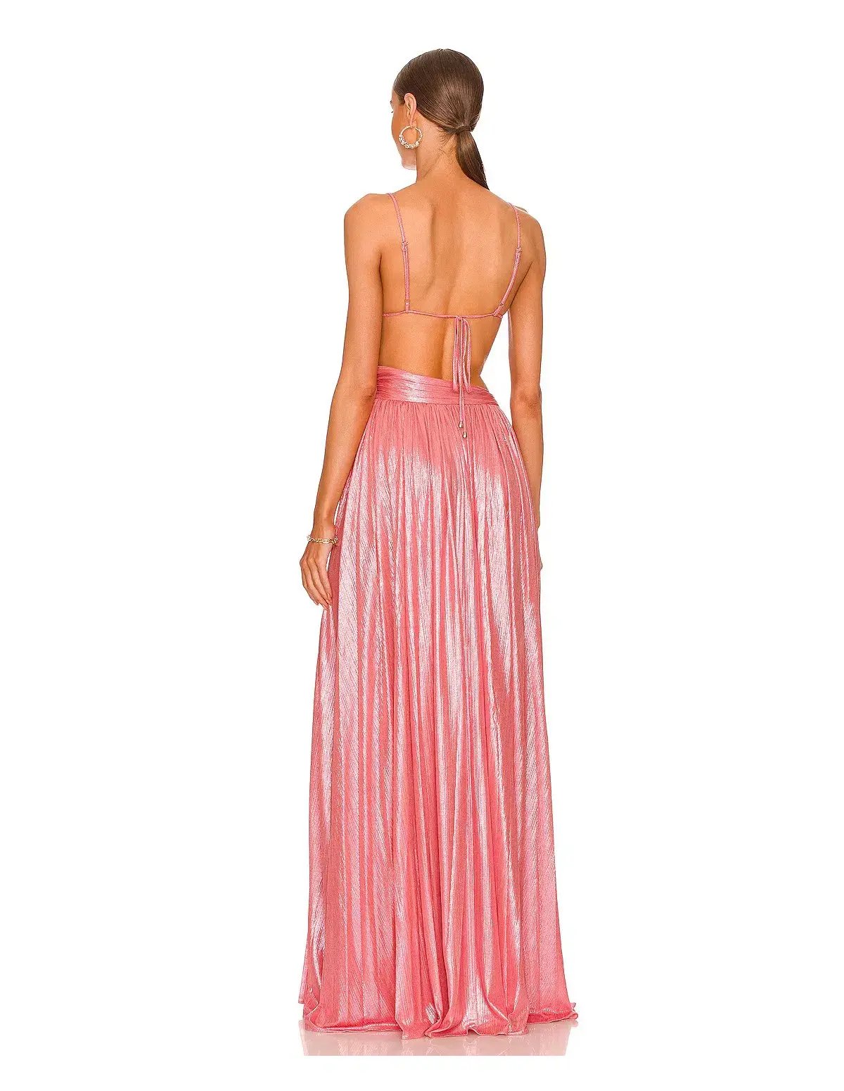 Retrofete Aglaia Dress Calypso Coral Pink Size S/ Au 6-8 photo 3