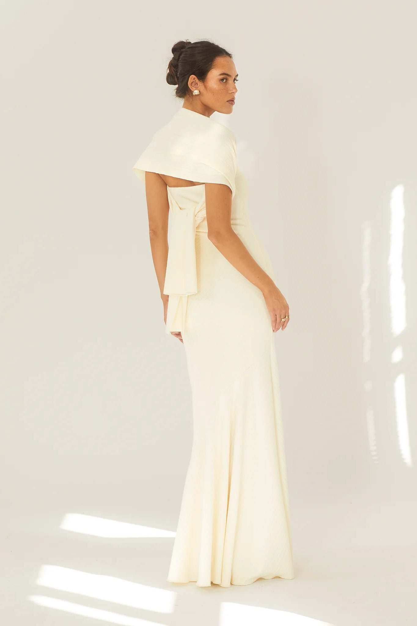 ARCINA ORI JULIANA DRESS - IVORY photo 5